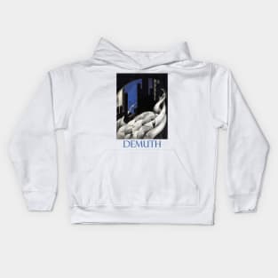 Incense of a New Church by Charles Demuth Kids Hoodie